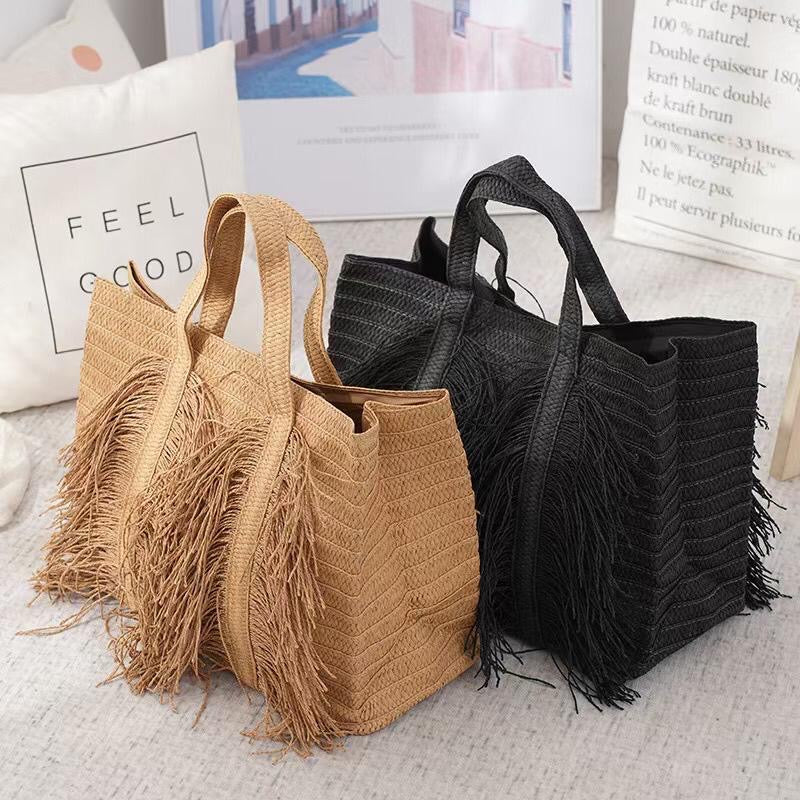 Bamboo Raffia Bags